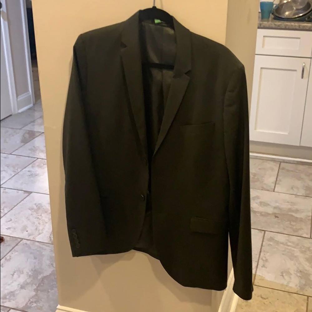 Olive Green Suit Jacket